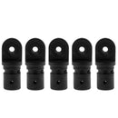 5x Nylon Marine Boat Internal Inside Eye End Cap Accessories Parts Black