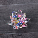 Tabletop Buddhist Lotus Flower Tea Light Candlestick Candle Holder Multi