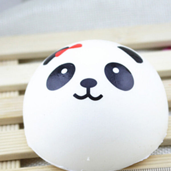 1x 4CM Jumbo   Chubby Panda Bread Cell Phone Keychain Strap Pendant