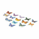 50x Butterflies Wedding Birthday  Rice Wafer Paper Cupcake Toppers LJ