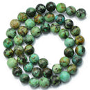 Natural Turquoise Beads 8mm Blue Africa Turquoise Round Loose Stone Beads