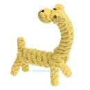 4pcs Durable Animal-Shape Pet Dog Chewing Toys Set Tooth Clean Cotton Rope Toys