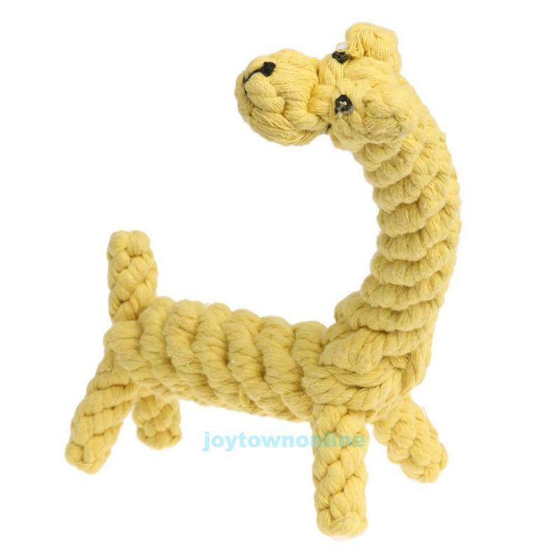 4pcs Durable Animal-Shape Pet Dog Chewing Toys Set Tooth Clean Cotton Rope Toys