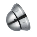 2 Pcs 60 Minutes Kitchen Timer Cooking Bell Counter Alarmer,Stainless Steel