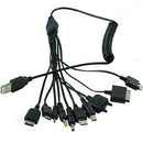 Cable 10 in 1 Multifunction USB Mobile Phone Charger Cords Charging_Universal