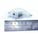 10x Square Bill Unpainted Crank bait Fishing Lure Body 7.5cm10.2g Blank Lures  Z