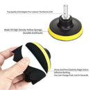 2Sets 3"/80mm Compound Drill Buffing Sponge Pads Kit for Car Sanding Polishing Y