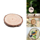 Unfinished Natural Round Wood Slices Circles Discs Crafts 3-4cm*0.5cm For D B0Z9