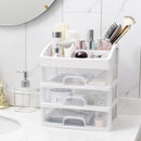 Transparent Cosmetic Makeup Jewelry Stationery Drawers Storage Rack Box Org