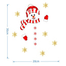 Santa Claus Wall Stickers Merry Christmas Decals Xmas Mural Art (X004) A