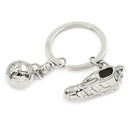 Creative mini sneakers soccer football key ring keyring keychain pendant gift  Z