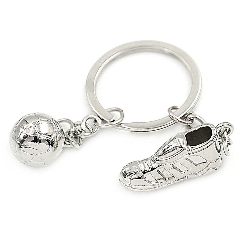 Creative mini sneakers soccer football key ring keyring keychain pendant gift  Z
