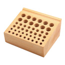 Holes Wooden Organizer Paint Bottles Display Rack Brushes Holder, Watch Repair