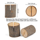 Natural Wood Table Numbers Holder Wood Place Card Holder Party Wedding Tabl