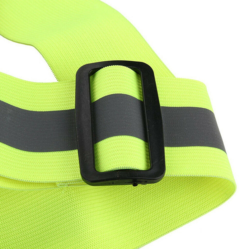 Safety Security Reflective Adjustable Vest Belt Gear Stripe Night Running