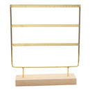 Earring Holder 4-Tier Ear Stud Holder Earring Stand Display Rack Luxury JeweE4L6