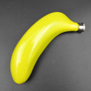 1 x Stainless Steel Liquor Pocket Hip Flask Alcohol Whiskey Banana Flagon 5oz