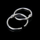 10x Round Hinged Rings for DIY Scrapbooks/Albums/Calendars---65mm P1F3