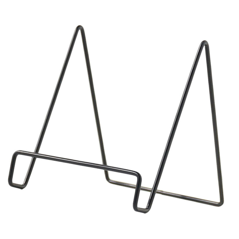 2pcs/set Iron Craft Geometric Easel Plate Display Stand Picture Holder Decor