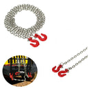 Pair Of Tow Chain W/ Trailer Hook For 1:10 Axial SCX10  D90 RC Crawler