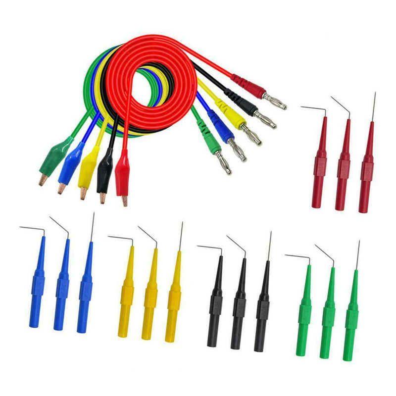 4 Mm Multimeter Banana Plug With Crocodile Clip Test Cable