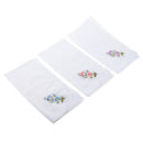 12pack Women 100% Cotton Handkerchief Embroidery Lace Hanky Kerchiefs White