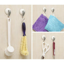 2pcs/set Kitchen Bathroom Organizer Strong Heavy Duty Adhesive Wall HooksSEAU
