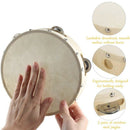 8-Inch Blow Tambourine Musical Instrument Children Percussion Instrument Qu