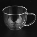 Strong Transparent Borosilicate Glass Coffee Cup Double Wall Glass for Milk