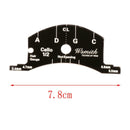 5PCS Violin String Bridge Mold Template Repair for Violin Cello Instrument