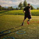 12Pcs Creative Speed and Agility Training Rings Exercise Carrycase Supply N Q7P7