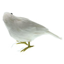 Small Artificial Bird Feather Realistic Sparrow Garden Tree Ornament 15cm