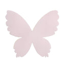 100pcs Cut Out Fabric Butterfly for DIY Bridal Hair Accessories 55mm Pink