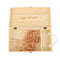 Double Carrier Wooden Box for Wine Bottle Gift Decoration W5O3