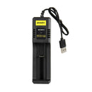 USB Flashlight Torch Charger Adapter for Li-ion 18650 26650 16340 14500 Battery