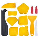 12 Pieces Caulking Tool Kit Silicone Sealant Finishing Tool Grout Scraper C L7S6