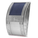 3LED 50LM Outdoor Solar PIR Motion Sensor Light Metal Wall Garden Lamp
