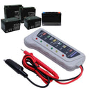 12V 6 Led Display Battery Tester Car Batter / Alternator Monitor Device E4G1