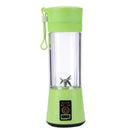 380ml Portable Juicer USB Rechargeable Blender Mixer Juice Machine (Green) A