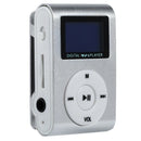 Mini USB Clip MP3 Player Video Screen Support 32GB Micro-SD TF Card J2F1