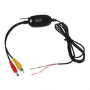 2.4GHZ RCA Wireless Video Transmitter Receiver Kit Set for Car Rearview Bac