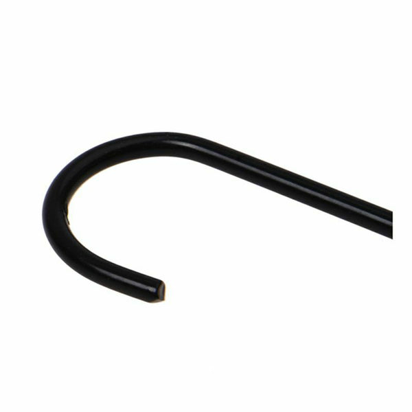 1 x 3" S-Shape Metal Hook---Black N6R9