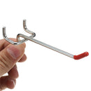 25Pcs 100Mm Pegboard Hooks Slat Wall Retail Display Shop Peg Hang Fits Home R5G7