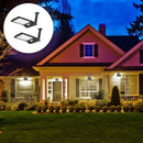 Gutter Solar Lights Outdoor Motion, Motion Sensor Solar Lights Black 180Â° A
