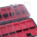 Superior ABS Fishing Tackle Box Storage Accessories Bag Case 24 Compartments