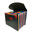24 Pocket Classified File Folder A4 Organizer File Document Holder w/Cover