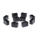 10x Rectangle Furniture Leg Covers Table Feet Inserts Bung Floor Protection