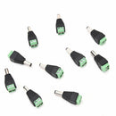 10pcs 5.5mm x 2.5mm CCTV camera DC Power Male Jack Connectors RI VGCANMCA TOCA