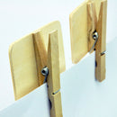 10X Top Mini Blackboard Chalkboard Office Home Wooden Message Holder Clip liau