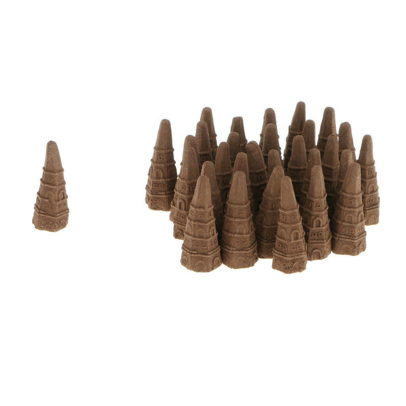 Natural Smoke Tower Cone Backflow Incense for Yoga Meditation Home Office